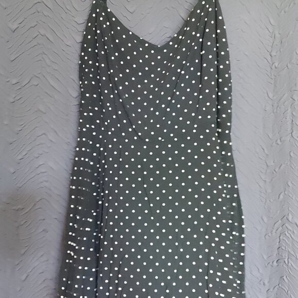 Old Navy Black & White Fit & Flare Cami Mini Dress - Picture 4 of 4